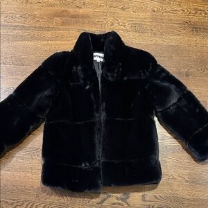 Apparis Black Faux fur